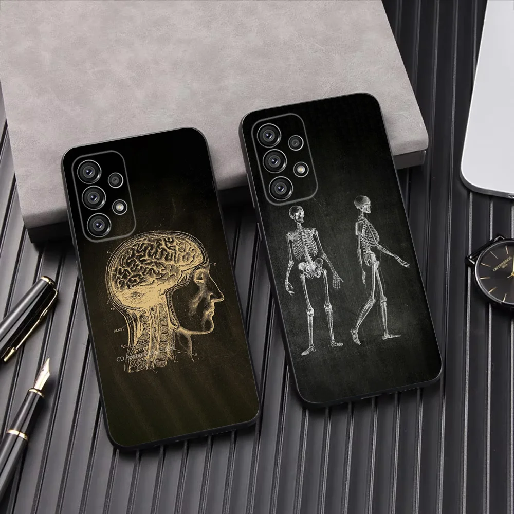 Anatomy Skeleton Phone Case For Samsung Galaxy A13,A21s,A22,A31,A32,A52,A53,A71,A80,A91 Soft Black Shell 
Anatomy Skeleton Phone Case For Samsung Galaxy A13,A21s,A22,A31,A32,A52,A53,A71,A80,A91 Soft Black Shell