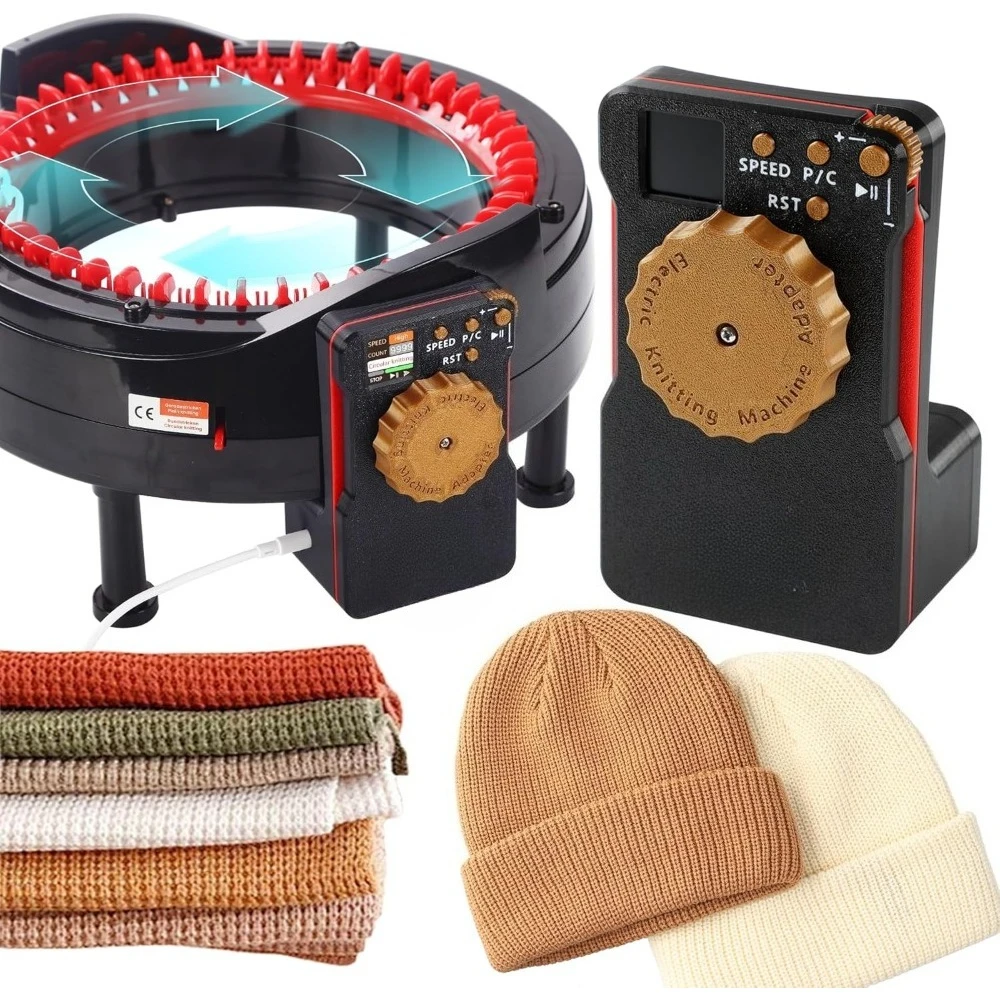 US Shipping Electric Knitting Machine Adapter for addi Express King Size 46 Needles LCD Panel Row Counter Automatic Knitting
US Shipping Electric Knitting Machine Adapter for addi Express King Size 46 Needles LCD Panel Row Counter Automatic Knitting