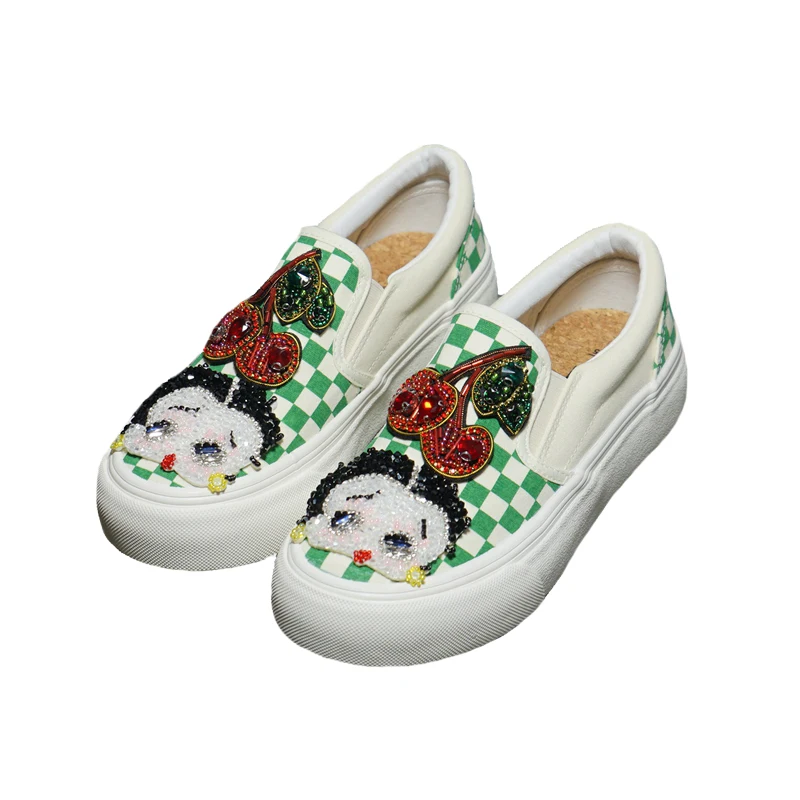 Canvas Shoes Women's 2023 Breathable Sneakers Women Non slip Casual Flats Women Walking Casual Shoes Brown Green Plaid
Canvas Shoes Women's 2023 Breathable Sneakers Women Non slip Casual Flats Women Walking Casual Shoes Brown Green Plaid