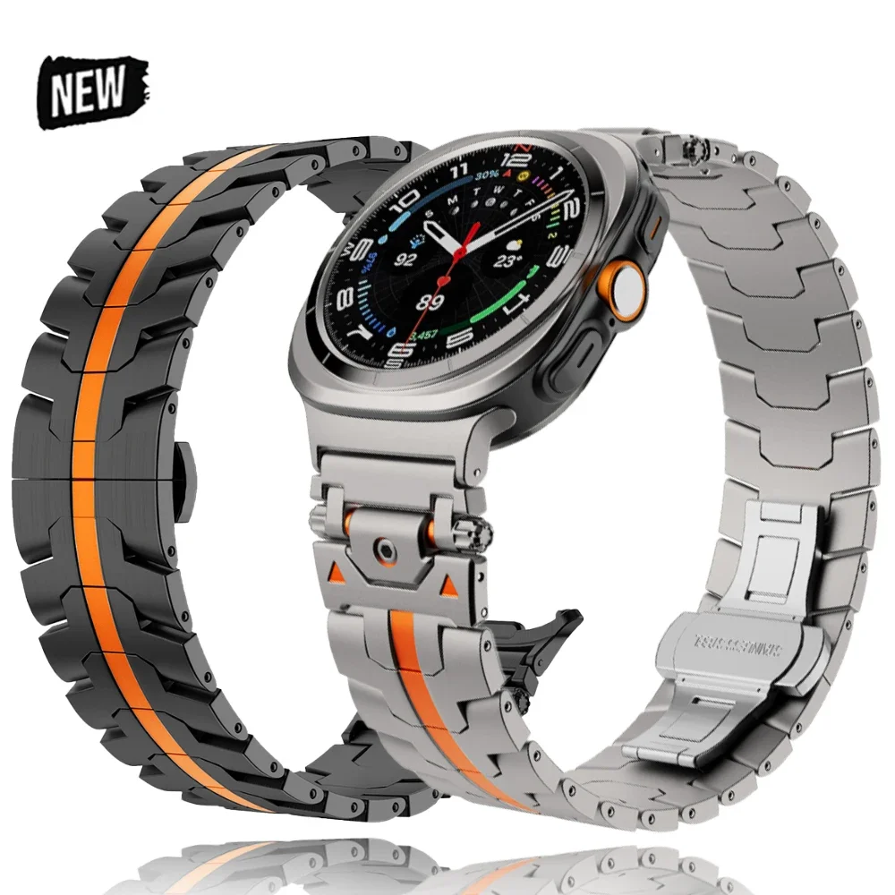 Ремешок из нержавеющей стали для Samsung Galaxy Watch Ultra 47 мм, браслет-петля для Galaxy Watch Ultra 47 мм, браслет без зазоров
Ремешок из нержавеющей стали для Samsung Galaxy Watch Ultra 47 мм, браслет-петля для Galaxy Watch Ultra 47 мм, браслет без зазоров