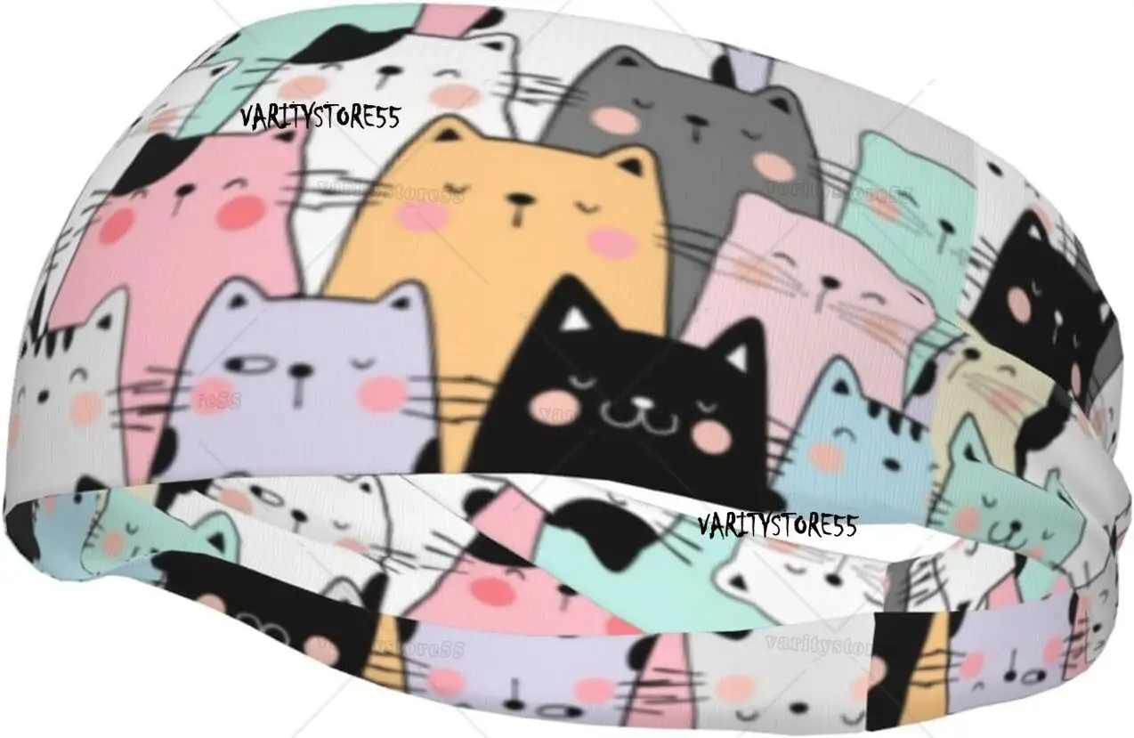 Cute Cat Workout Headbands for Women Men Cute Cat Hair Bands for Sport Yoga Running Headband
Cute Cat Workout Headbands for Women Men Cute Cat Hair Bands for Sport Yoga Running Headband