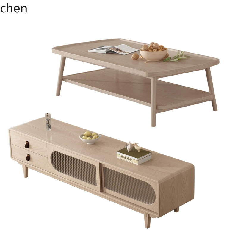 HTT ash wood coffee table TV full solid wood cabinet living room household combination small apartment bedroom retractable
HTT ash wood coffee table TV full solid wood cabinet living room household combination small apartment bedroom retractable