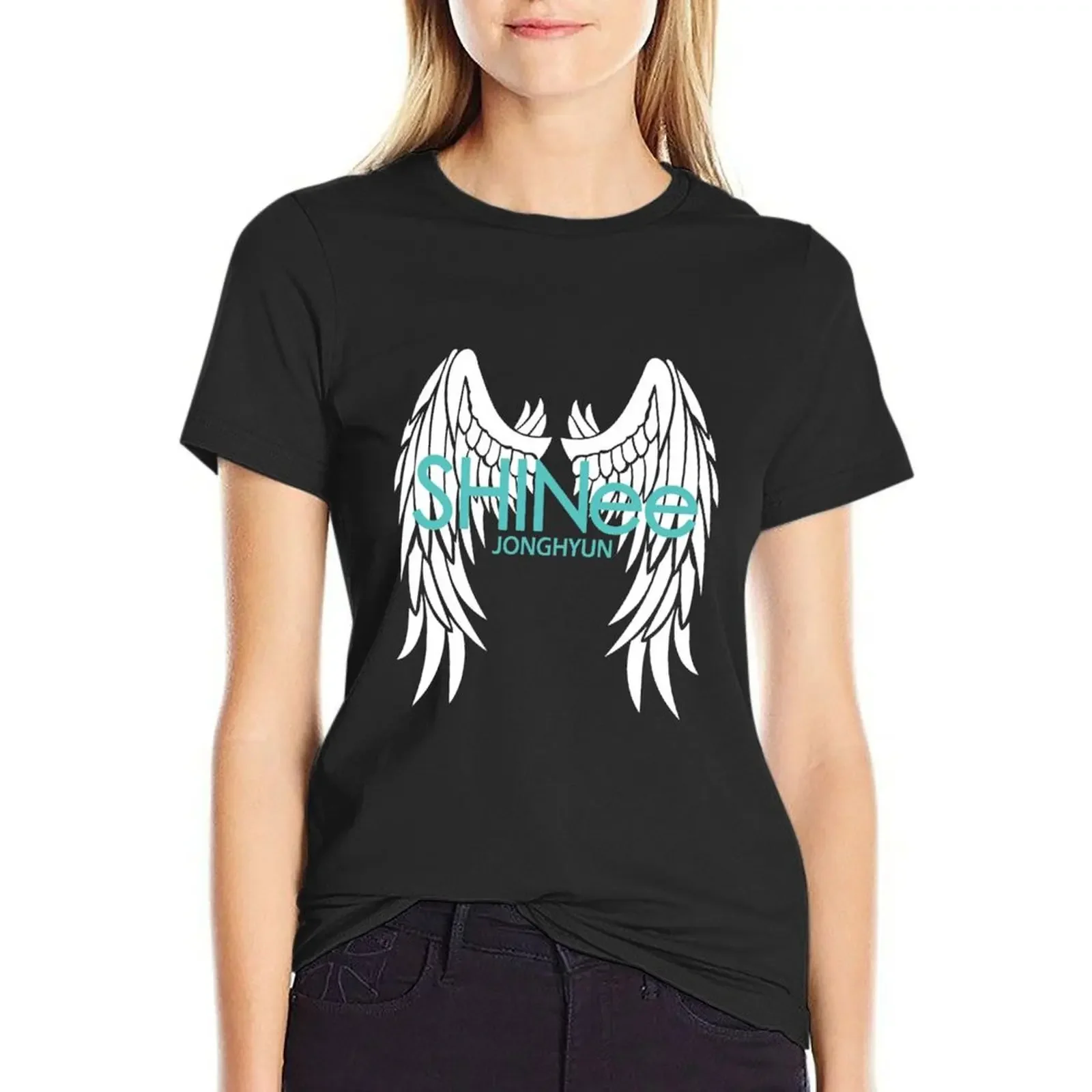 Jonghyun Shinee T-Shirt tops korean fashion cute tops aesthetic clothes Woman T-shirts
Jonghyun Shinee T-Shirt tops korean fashion cute tops aesthetic clothes Woman T-shirts