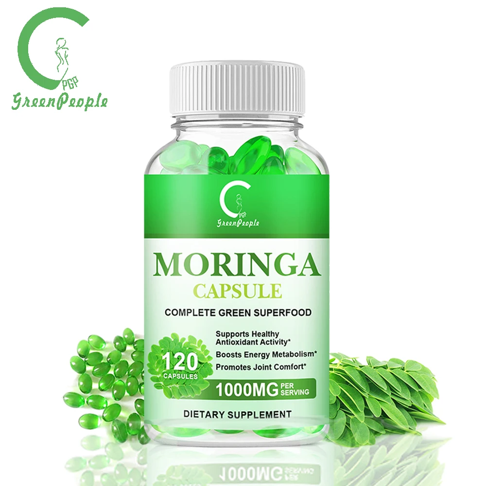 GPGP Greenpeople Natural Moringa Capsule Multi-Vitamins & Amino acid Supplement Cell Repair Veg Capsules
GPGP Greenpeople Natural Moringa Capsule Multi-Vitamins & Amino acid Supplement Cell Repair Veg Capsules