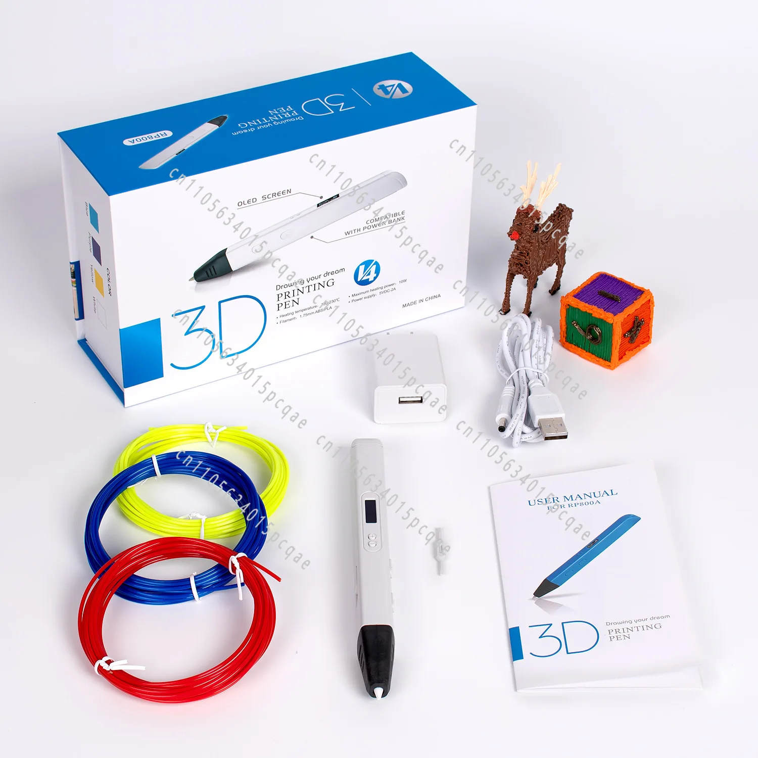 Three-dimensional Painting Pen RP800A Children's Creative Puzzle MYNT3D 3D Printing Pen High Temperature
Three-dimensional Painting Pen RP800A Children's Creative Puzzle MYNT3D 3D Printing Pen High Temperature