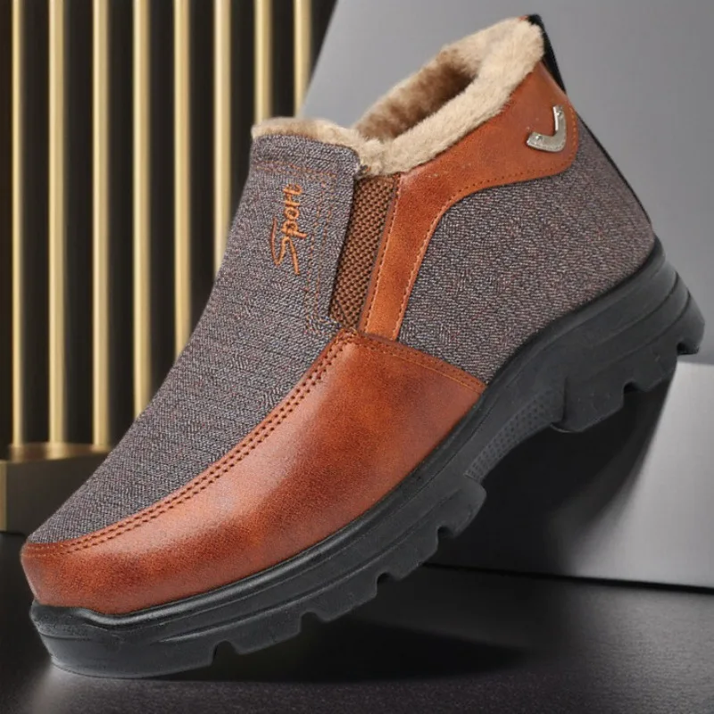 New Men's Casual Shoes Winter Snow Boots Ankle Keep Warm Slip on Plush Shoe Sneakers Outdoors Men's Cotton Shoes Plus Size 39-48
New Men's Casual Shoes Winter Snow Boots Ankle Keep Warm Slip on Plush Shoe Sneakers Outdoors Men's Cotton Shoes Plus Size 39-48