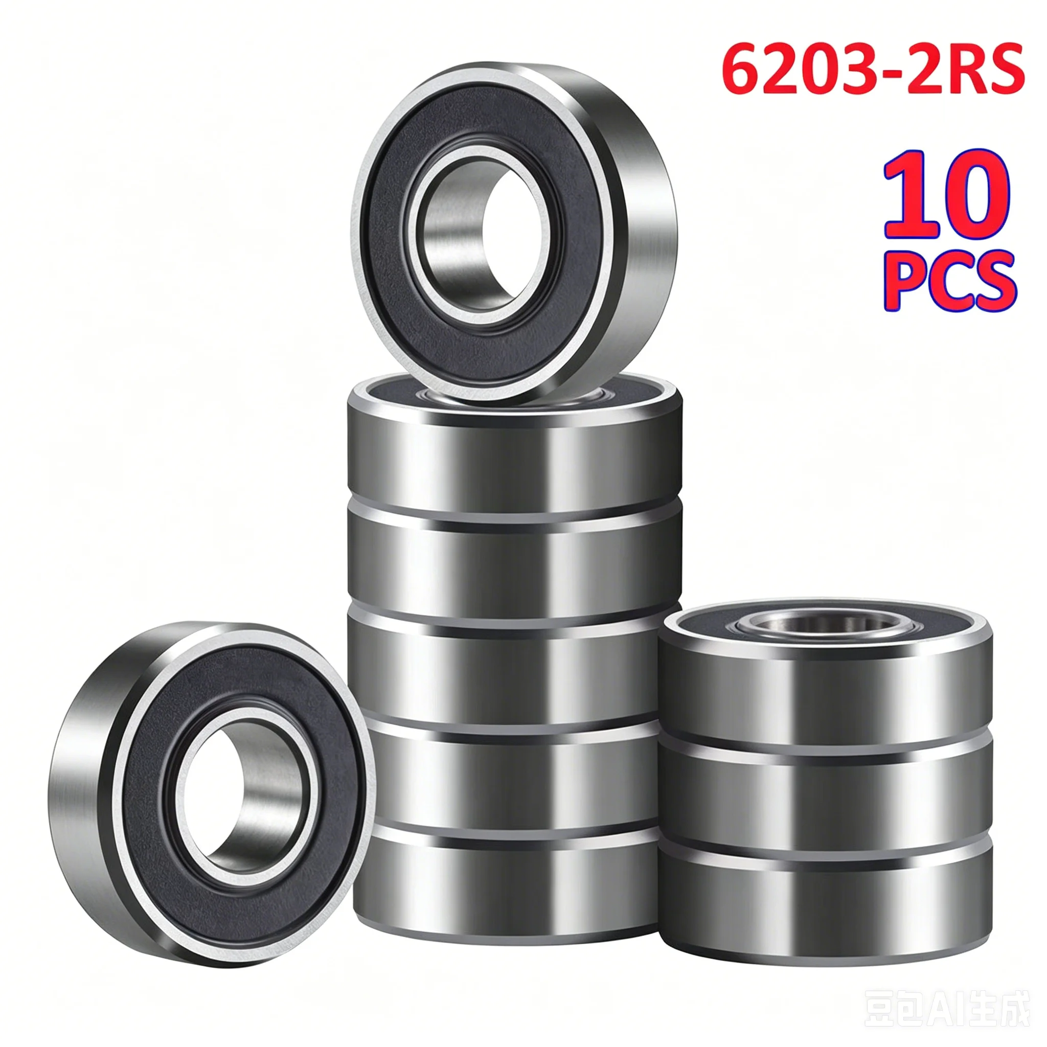 10PCS 6203 2RS 17mmx40mmx12mm Deep Groove Ball Bearing Rubber Sealed Shielded
10PCS 6203 2RS 17mmx40mmx12mm Deep Groove Ball Bearing Rubber Sealed Shielded