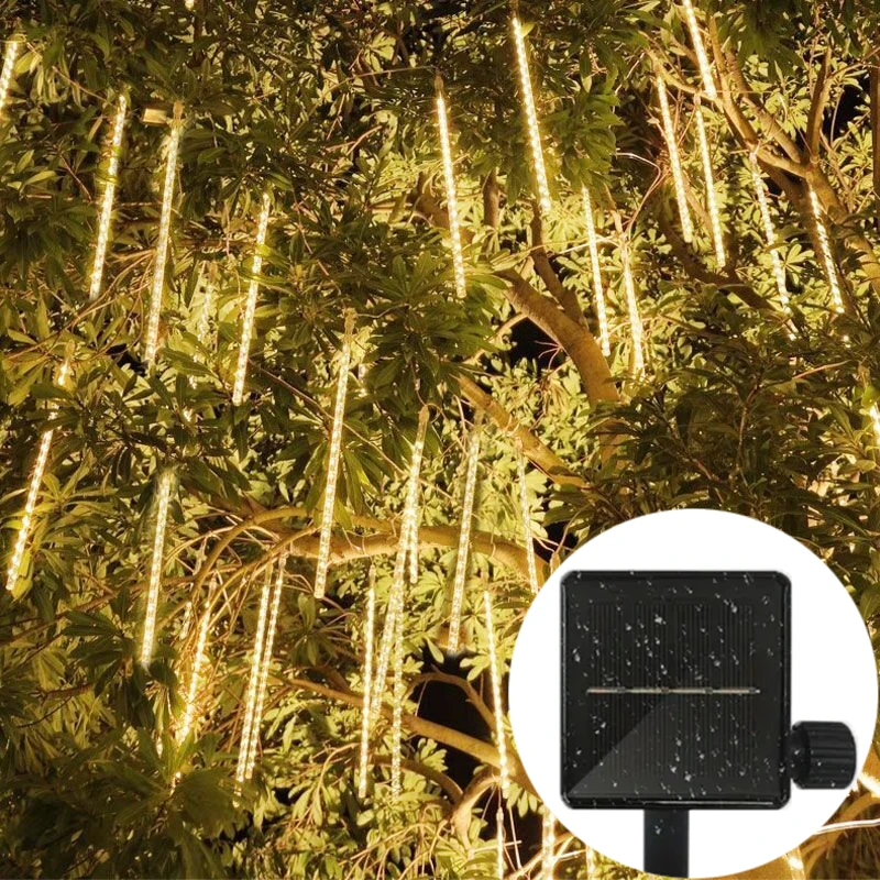 Fairy Light LED 8 Tube 30/50cm Holiday Garland Wedding Christmas Tree Decoration Solar Meteor Shower Rain String Light Outdoor
Fairy Light LED 8 Tube 30/50cm Holiday Garland Wedding Christmas Tree Decoration Solar Meteor Shower Rain String Light Outdoor