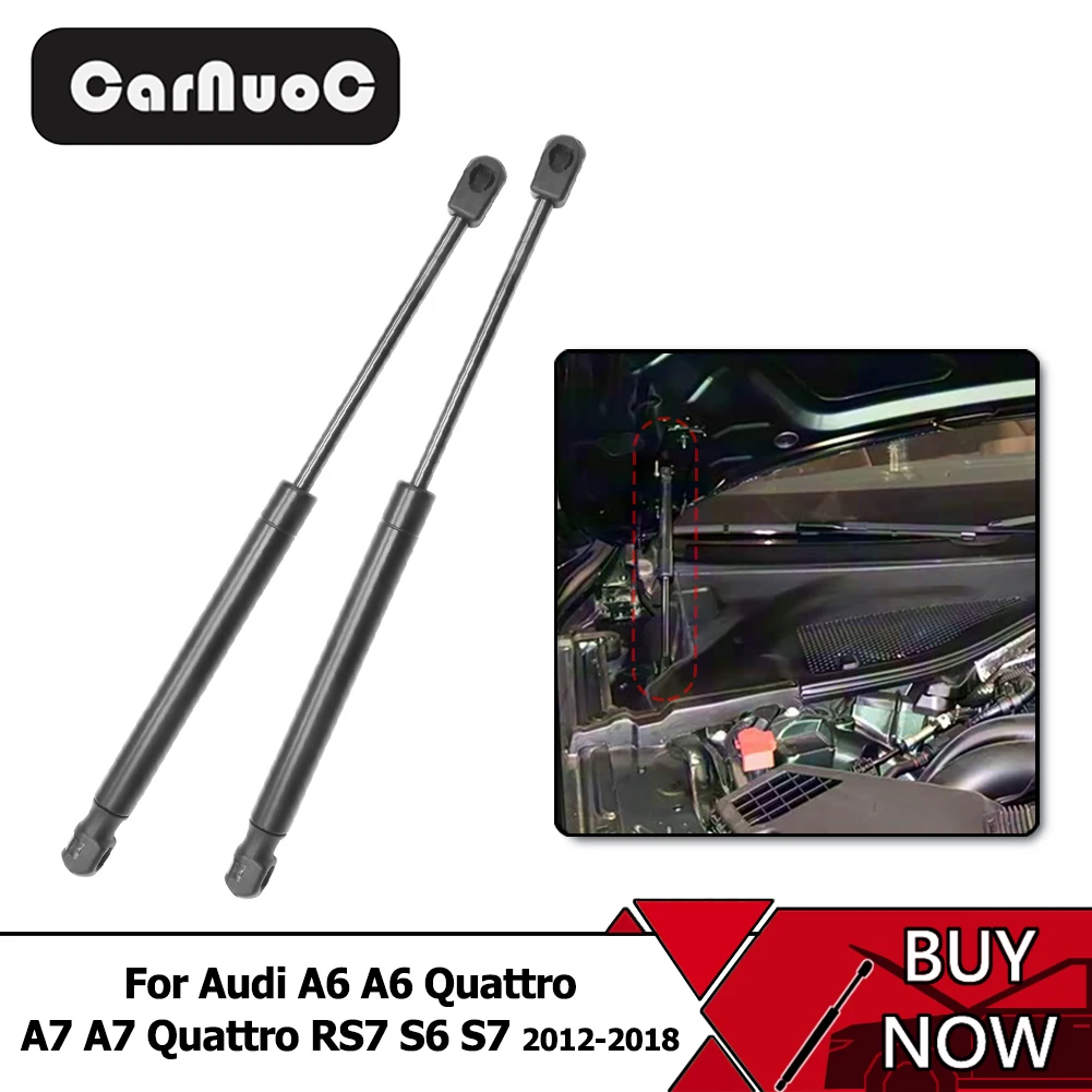 2pcs Car Spring Steel Bonnet Hood Lift Supports Shock Struts Auto Accessories For Audi A6 Quattro A7 Quattro RS7 S6 S7 2012-2018
2pcs Car Spring Steel Bonnet Hood Lift Supports Shock Struts Auto Accessories For Audi A6 Quattro A7 Quattro RS7 S6 S7 2012-2018