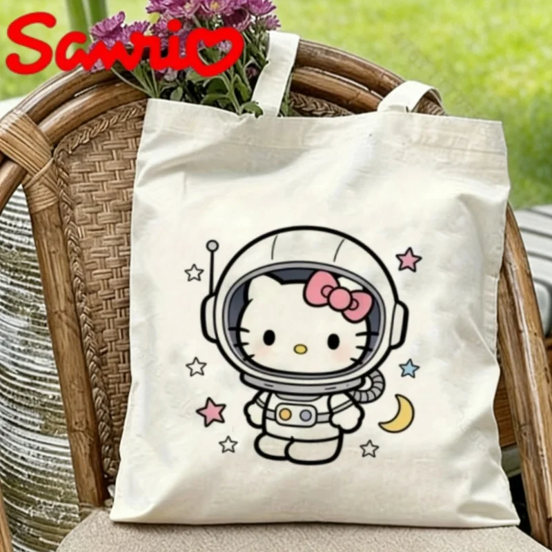 1PC Sanrio Hello Kitty Canvas Tote Bag Double-sided Astronaut Print Eco-friendly Reusable Shoulder Bag
1PC Sanrio Hello Kitty Canvas Tote Bag Double-sided Astronaut Print Eco-friendly Reusable Shoulder Bag