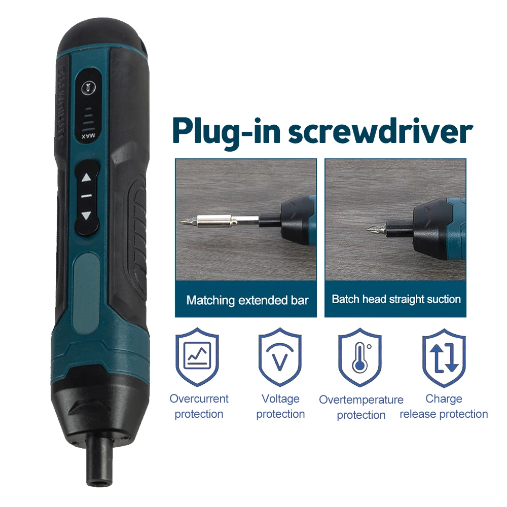 Cordless Electric Screwdriver Rechargeable 1300mah Battery Drill Mini Torque Adjustment Power Tools LED Light Repair
Cordless Electric Screwdriver Rechargeable 1300mah Battery Drill Mini Torque Adjustment Power Tools LED Light Repair