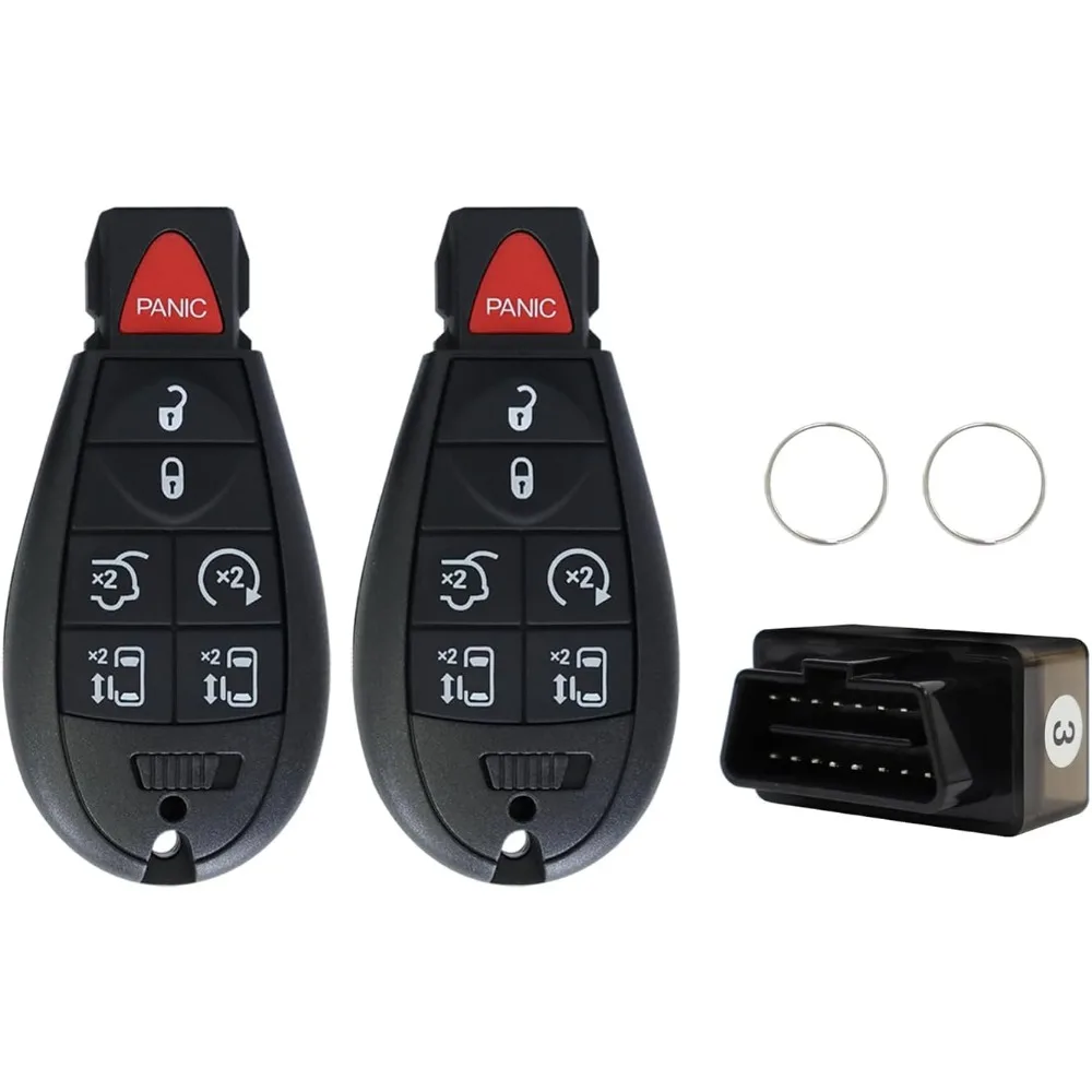 2PCS Key fob Keyless Entry Remote Key Fob Replacement Chrysler Town and Country Dodge Caravan 2008-2016 Routan, 7bottons (M3N5WY
2PCS Key fob Keyless Entry Remote Key Fob Replacement Chrysler Town and Country Dodge Caravan 2008-2016 Routan, 7bottons (M3N5WY