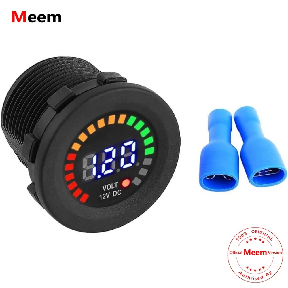 12V LED Display Voltmeter Universila Digital Volt Meter Gauge Waterproof Round Panel for Boat Marine Vehicle Motorcycle
12V LED Display Voltmeter Universila Digital Volt Meter Gauge Waterproof Round Panel for Boat Marine Vehicle Motorcycle