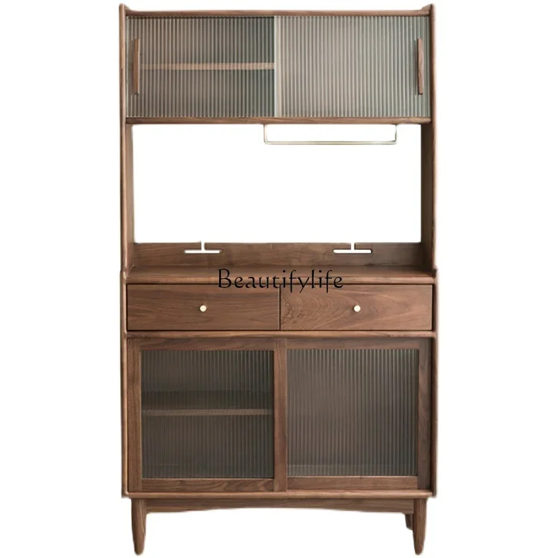 FG11North American Black Walnut Dining Side Wine Cabinet Integrated Nordic Solid Wood Living Room Cabinet against the Wall
FG11North American Black Walnut Dining Side Wine Cabinet Integrated Nordic Solid Wood Living Room Cabinet against the Wall