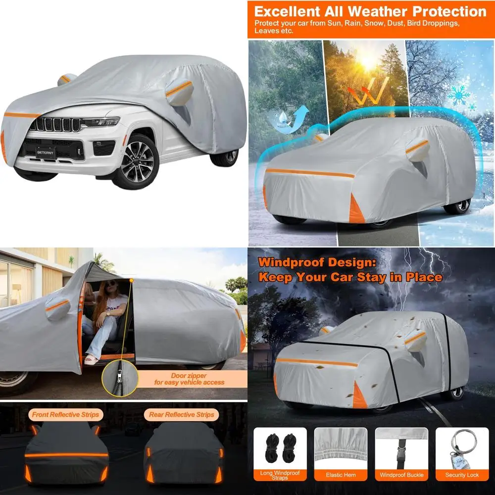 All-Weather Car Cover for 2021-2025 Grand Chevrolet L with Door Zipper and Cotton Lining - Gray
All-Weather Car Cover for 2021-2025 Grand Chevrolet L with Door Zipper and Cotton Lining - Gray