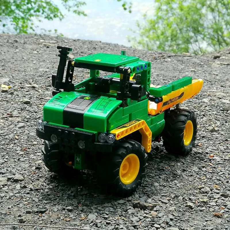 377PCS Dump Truck Model Building block 1:15 Scale Hydraulic Lift System Modular Gear Design Advanced Engineering Build
377PCS Dump Truck Model Building block 1:15 Scale Hydraulic Lift System Modular Gear Design Advanced Engineering Build