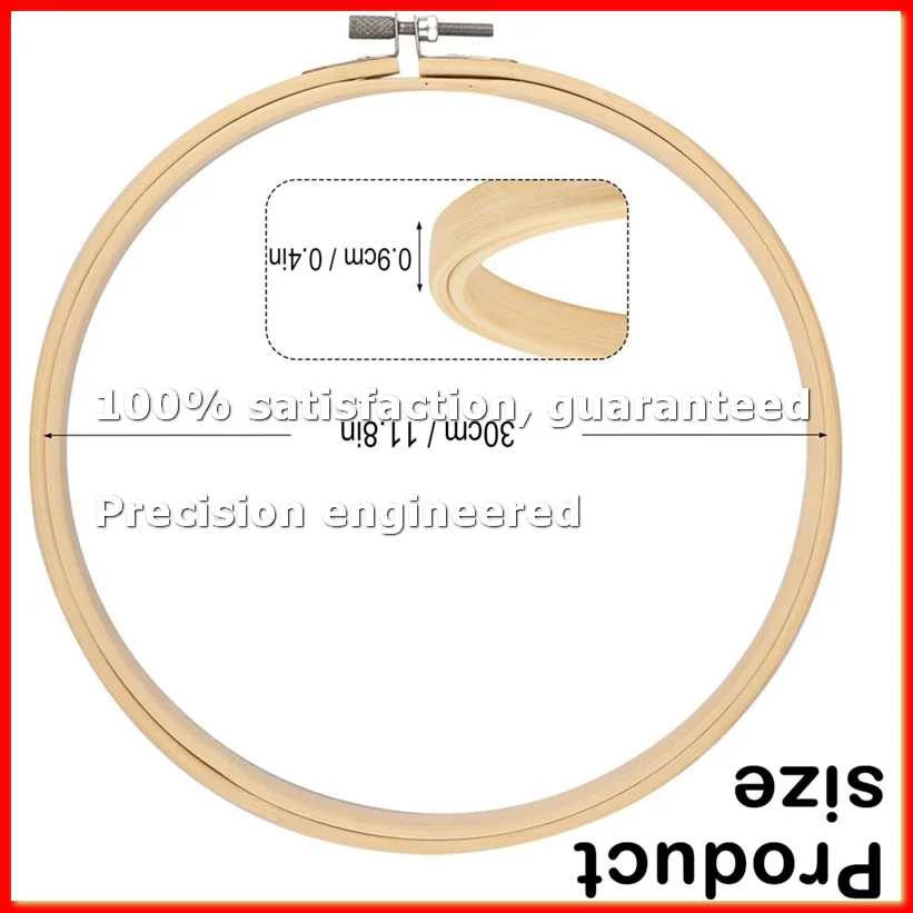 15PCS Bamboo Embroidery Hoops Set, 12 Inch Embroidery Hoop Adjustable in Bulk for Needlework, Sewing and Crafts-A79M
15PCS Bamboo Embroidery Hoops Set, 12 Inch Embroidery Hoop Adjustable in Bulk for Needlework, Sewing and Crafts-A79M
