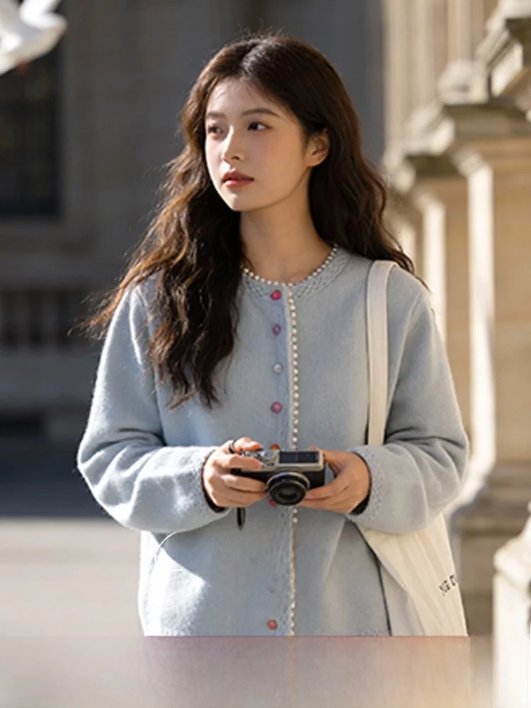 Новый женский вязаный кардиган больших размеров свободного кроя с круглым вырезом, весенний, удобный, из полиэстера, для повседневной носки
Новый женский вязаный кардиган больших размеров свободного кроя с круглым вырезом, весенний, удобный, из полиэстера, для повседневной носки