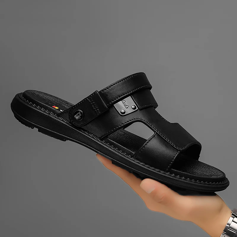 Men's outdoor beach cool slippers with non-smelly feet after leisure, dual-purpose soft-soled shoes, summer non-slip driving san
Men's outdoor beach cool slippers with non-smelly feet after leisure, dual-purpose soft-soled shoes, summer non-slip driving san