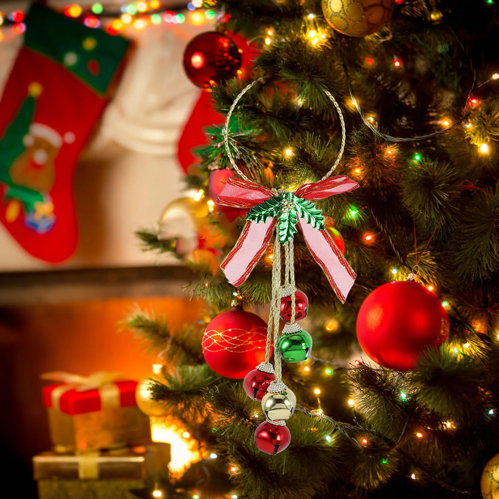 Christmas Bells Decorative Hanging Pendant For Tree Door Wreath Wall Diy Party Supply Jingle Bells Bowknot Ring Bell Ornament
Christmas Bells Decorative Hanging Pendant For Tree Door Wreath Wall Diy Party Supply Jingle Bells Bowknot Ring Bell Ornament