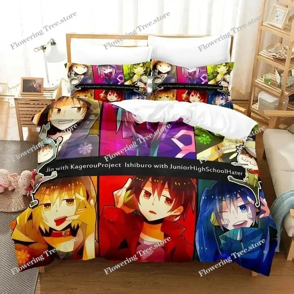 Kagerou Project Bedding Set Single Twin Full Queen King Size Bed Set Adult Kid Bedroom Duvet cover Sets 3D Anime Bed Sheet Set02
Kagerou Project Bedding Set Single Twin Full Queen King Size Bed Set Adult Kid Bedroom Duvet cover Sets 3D Anime Bed Sheet Set02