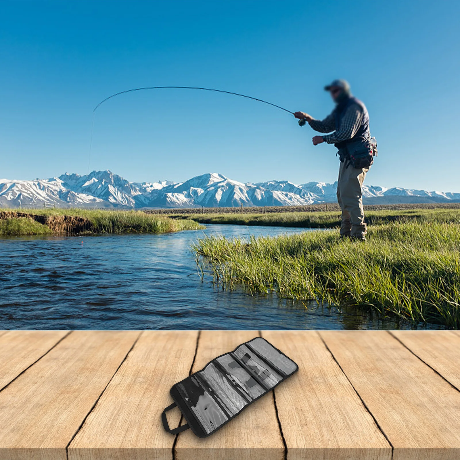 Foldable Fishing Gear Organizer PVC Fishing Outdoors Fishing Bag Foldable Bait Bag Wear-Resistant Material Wide Handle
Foldable Fishing Gear Organizer PVC Fishing Outdoors Fishing Bag Foldable Bait Bag Wear-Resistant Material Wide Handle