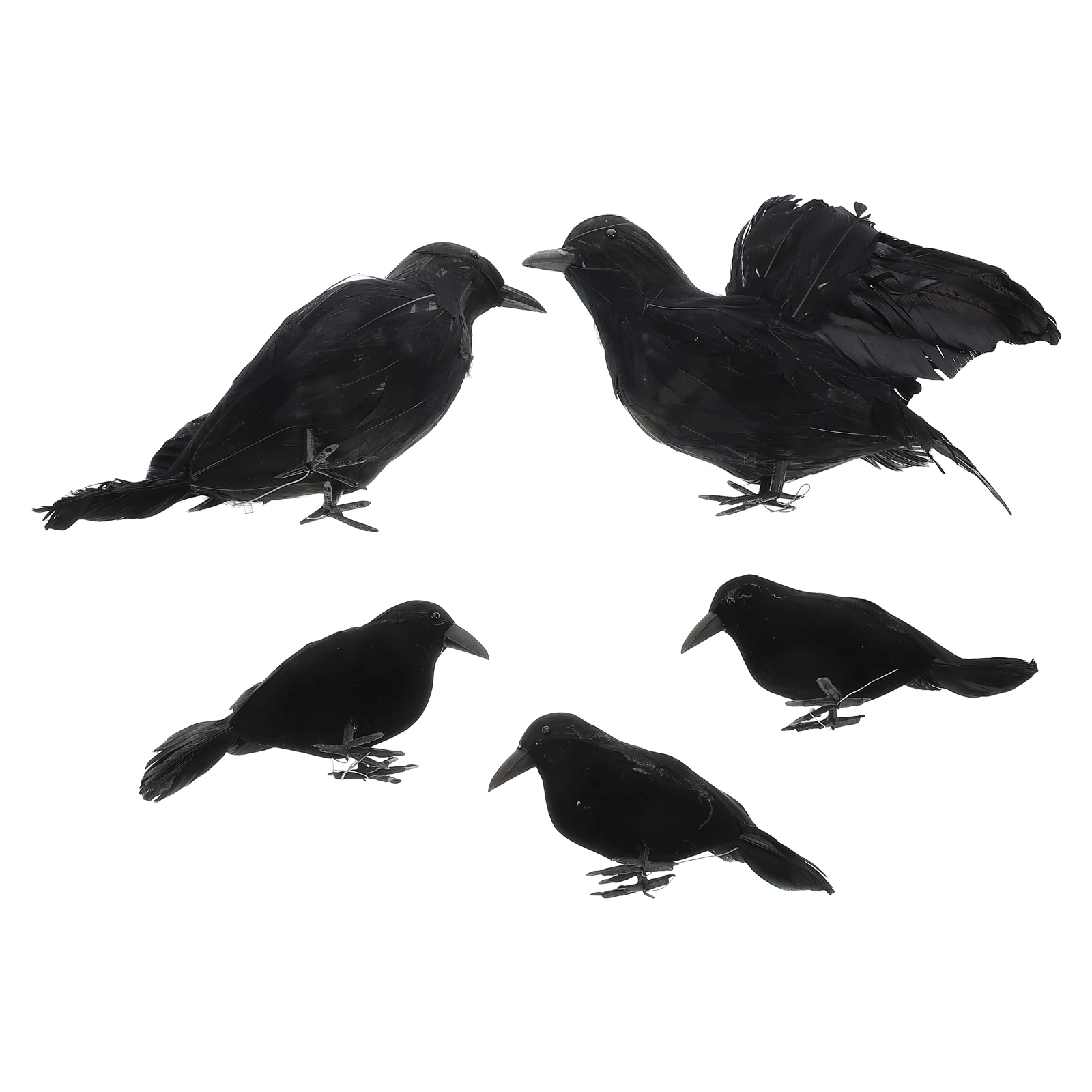 Artificial Crow Ornament Crows Decorations Outdoor Halloween Party Props Realistic Simulation Figurines Durable Material Home
Artificial Crow Ornament Crows Decorations Outdoor Halloween Party Props Realistic Simulation Figurines Durable Material Home