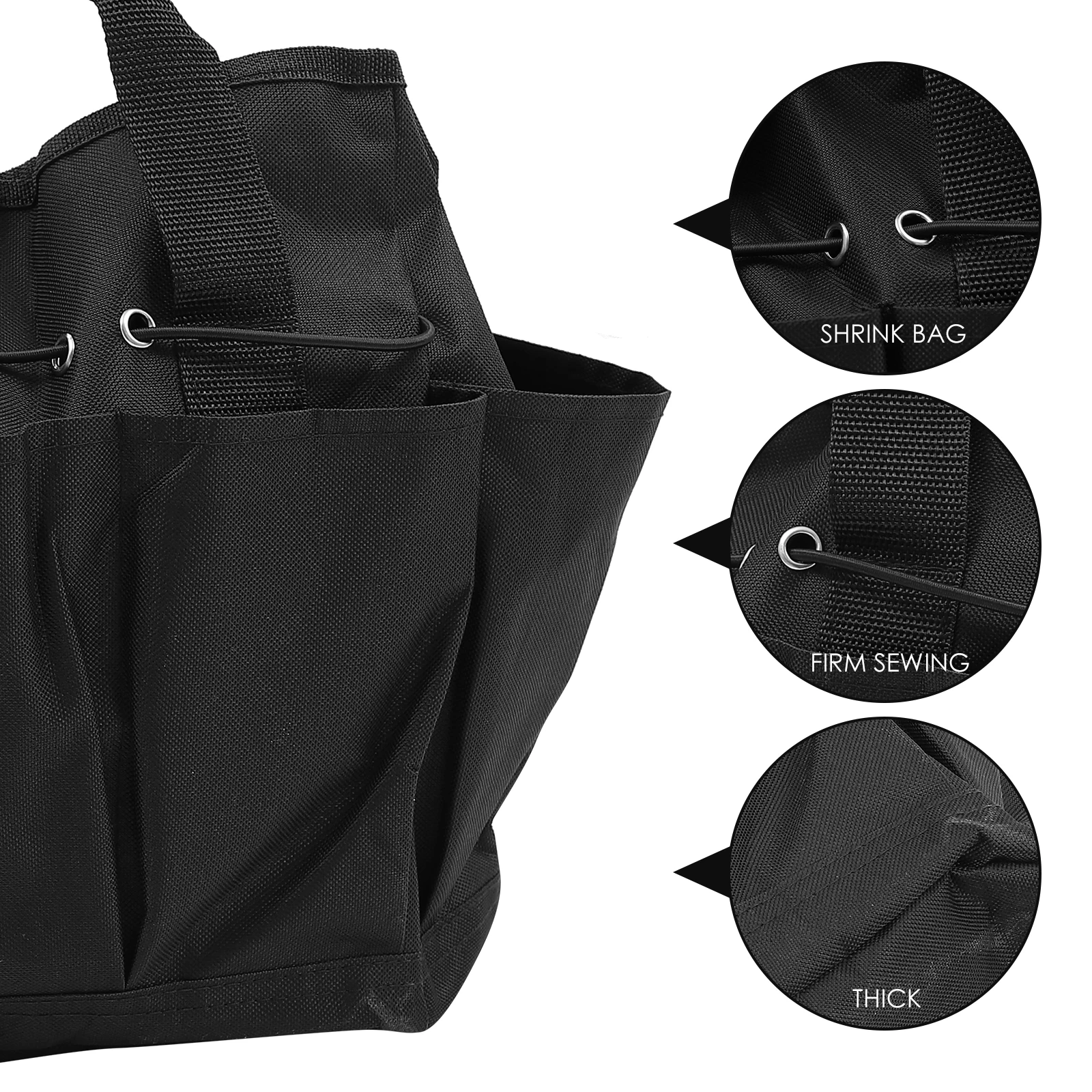 Garden Tools Bag Durable Multi Compartment Oxford Cloth Tote Portable Handle Storage Organizer Tool Kit Black Planting Container
Garden Tools Bag Durable Multi Compartment Oxford Cloth Tote Portable Handle Storage Organizer Tool Kit Black Planting Container