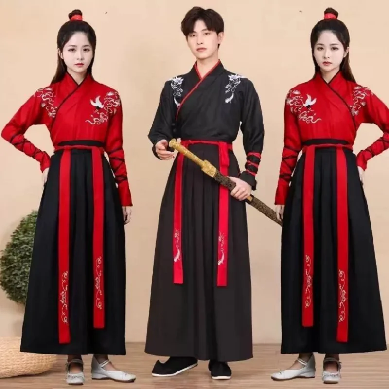 2026 New Chinese Style Men Women's Embroidery Flower Hanfu Clothing Kimono Samurai Cosplay Stage performance costumes Dresses
2026 New Chinese Style Men Women's Embroidery Flower Hanfu Clothing Kimono Samurai Cosplay Stage performance costumes Dresses
