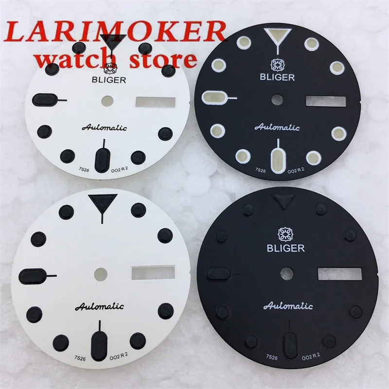 29mm Watch Black white green luminous dial night suitable for men's NH36 movement watch replacement accessories
29mm Watch Black white green luminous dial night suitable for men's NH36 movement watch replacement accessories