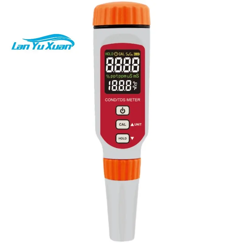 Sima conductivity meter conductivity test pen portable TDS water quality detection pen detector EC tester
Sima conductivity meter conductivity test pen portable TDS water quality detection pen detector EC tester