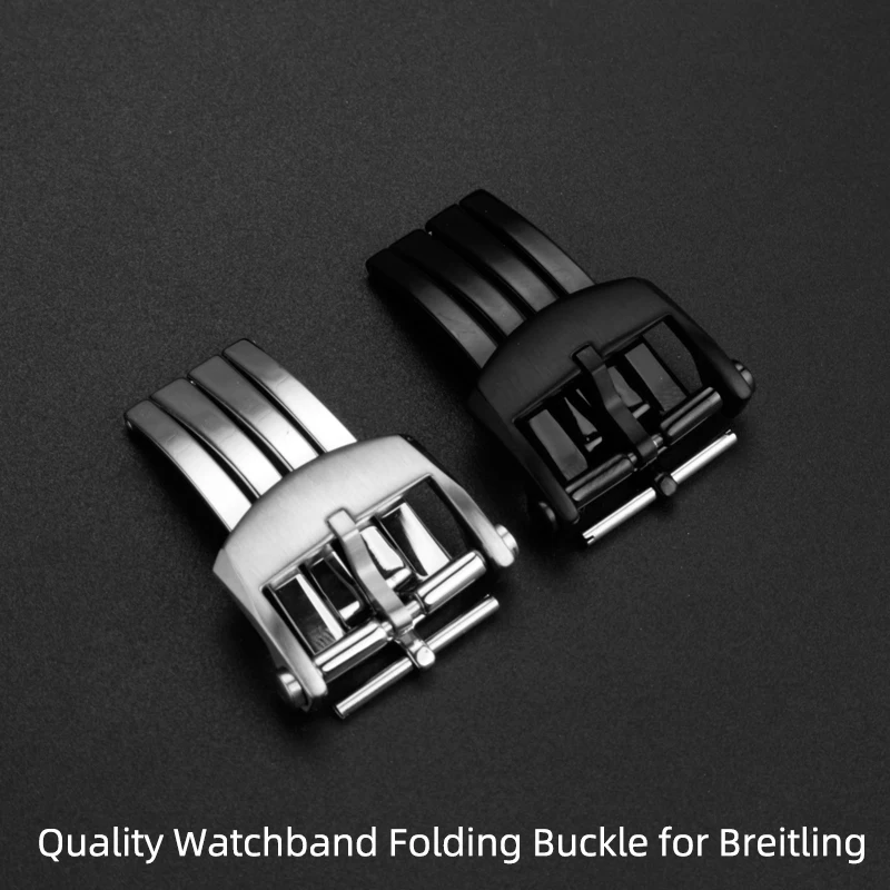 Quality Watchband Folding Buckle for Breitling watch Clasp 20mm Silver Black Stainless Steel for Silicone Leather Nylon
Quality Watchband Folding Buckle for Breitling watch Clasp 20mm Silver Black Stainless Steel for Silicone Leather Nylon