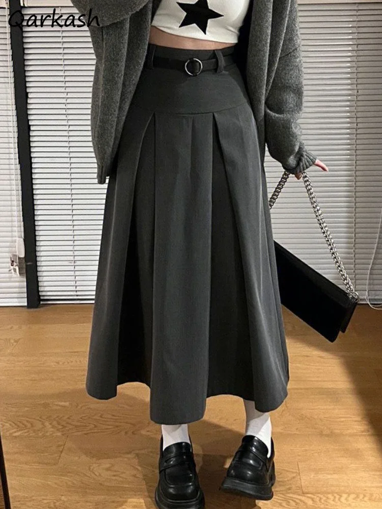 Maxi Pleated Skirts Women S-5XL Vintage Loose Streetwear High Waisted Elegant Casual Faldas Solid Minority All-match Ulzzang New
Maxi Pleated Skirts Women S-5XL Vintage Loose Streetwear High Waisted Elegant Casual Faldas Solid Minority All-match Ulzzang New