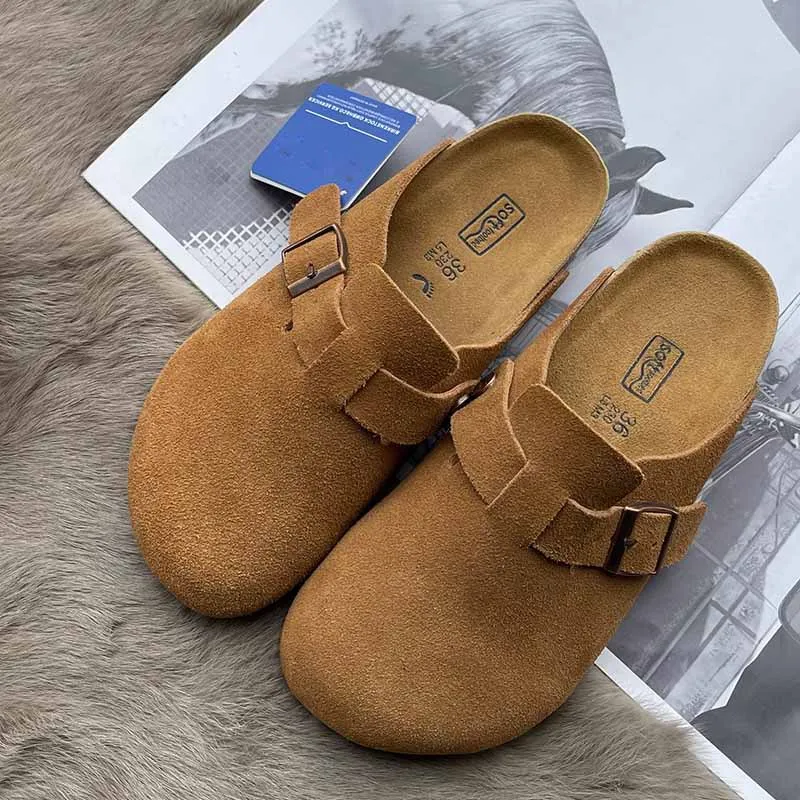 Women's slippers 2026 new half drag thick sole versatile retro foot pedaling lazy shoes for women
Women's slippers 2026 new half drag thick sole versatile retro foot pedaling lazy shoes for women