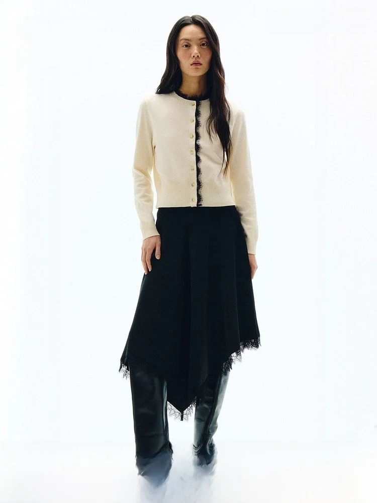 H&M Women's Soft Lace Knitted Sweater Summer New Arrival 2026 Button up Cardigan Coat Regular Thickness Suitable for Spring
H&M Women's Soft Lace Knitted Sweater Summer New Arrival 2026 Button up Cardigan Coat Regular Thickness Suitable for Spring