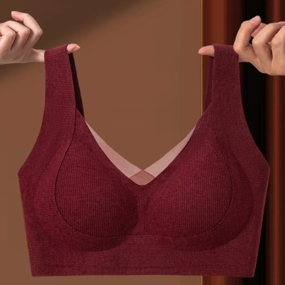 Mesh V Neck Wireless Deep V Bra Close-fitting Anti-sagging Brassiere for Women Gathered Breasts Shockproof Seamless Bras Running
Mesh V Neck Wireless Deep V Bra Close-fitting Anti-sagging Brassiere for Women Gathered Breasts Shockproof Seamless Bras Running