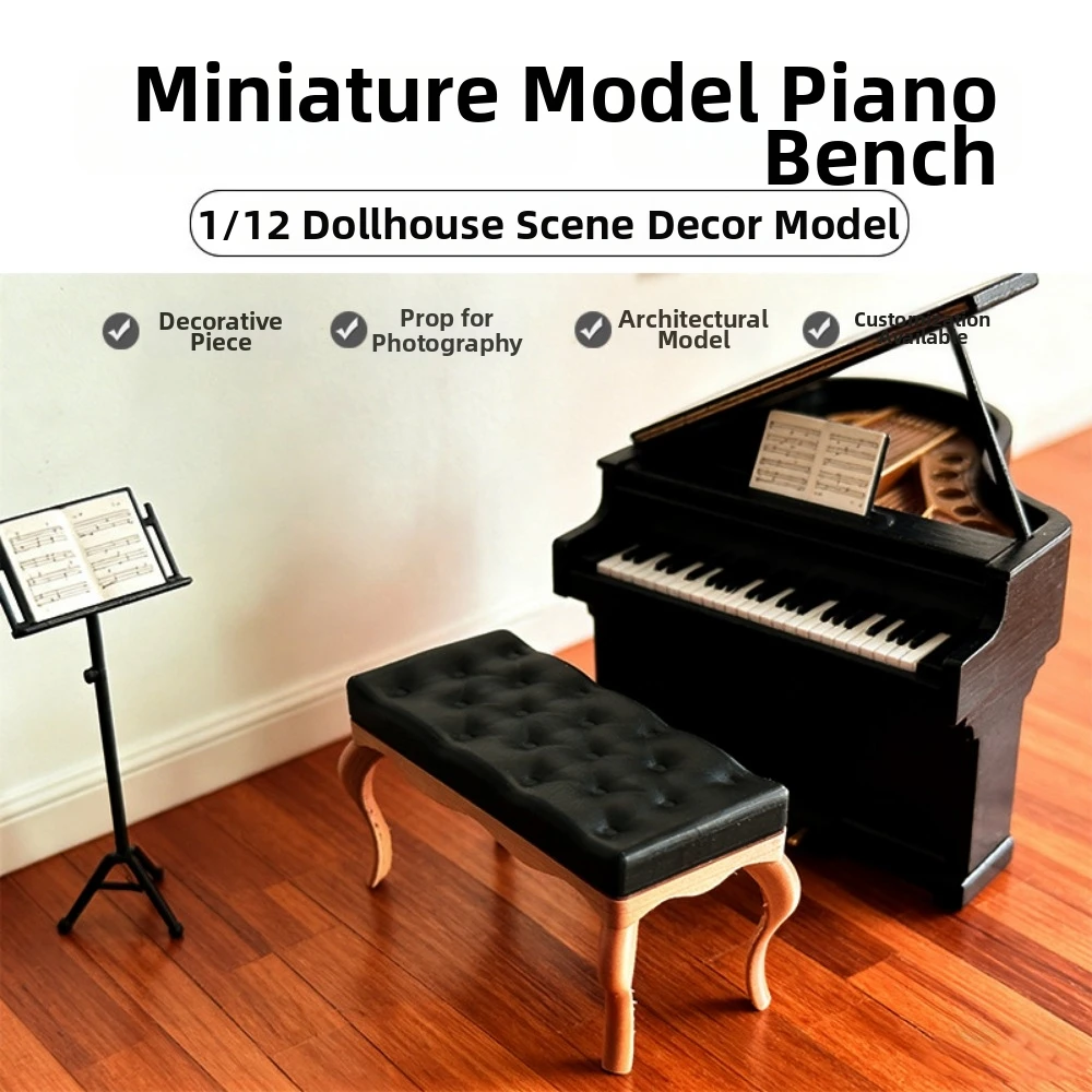 New 1: 12 Dollhouse Furniture Model Seat Mini 90x40x38mm Food and Play Exhibition Seat 2 Colors Retro Platform Bench Seat
New 1: 12 Dollhouse Furniture Model Seat Mini 90x40x38mm Food and Play Exhibition Seat 2 Colors Retro Platform Bench Seat