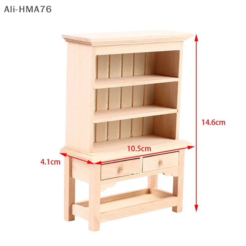 HMA76-1:12 Dollhouse Miniature Wooden Rack Bookcase Model Furniture Accessories
HMA76-1:12 Dollhouse Miniature Wooden Rack Bookcase Model Furniture Accessories