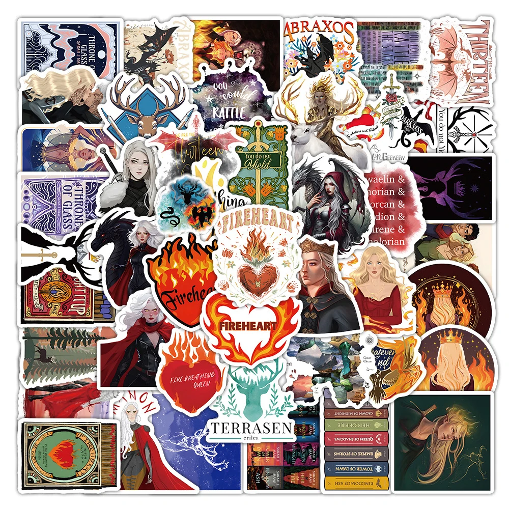 10/30/53pcs Novel Throne of Glass Cartoon Stickers Classic Cool Graffiti Decals Skateboard Suitcase Phone Waterproof Sticker Toy
10/30/53pcs Novel Throne of Glass Cartoon Stickers Classic Cool Graffiti Decals Skateboard Suitcase Phone Waterproof Sticker Toy