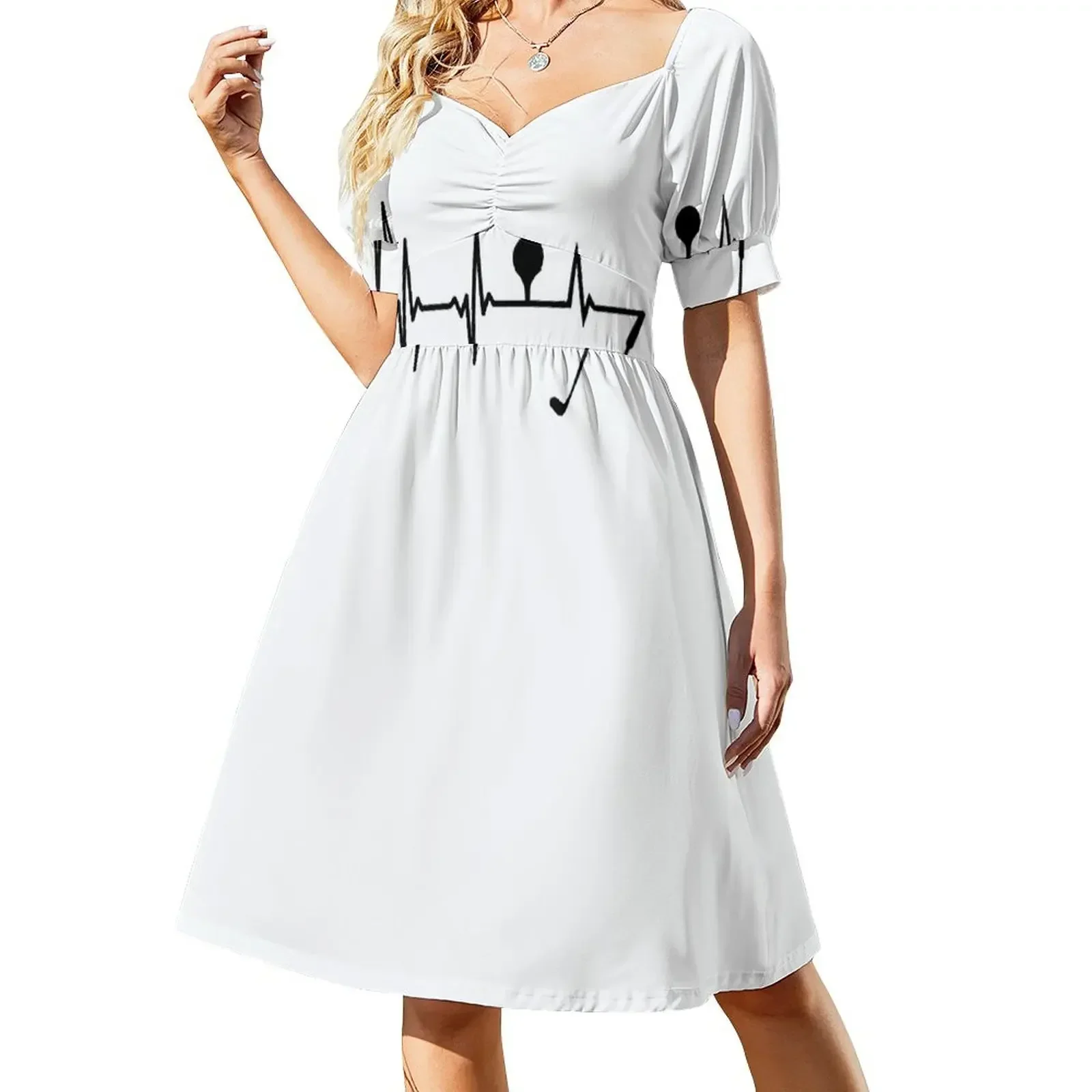 golf heartbeat. funny golfer gift. Short-Sleeved Dress Dress for pregnant women bandage dress
golf heartbeat. funny golfer gift. Short-Sleeved Dress Dress for pregnant women bandage dress