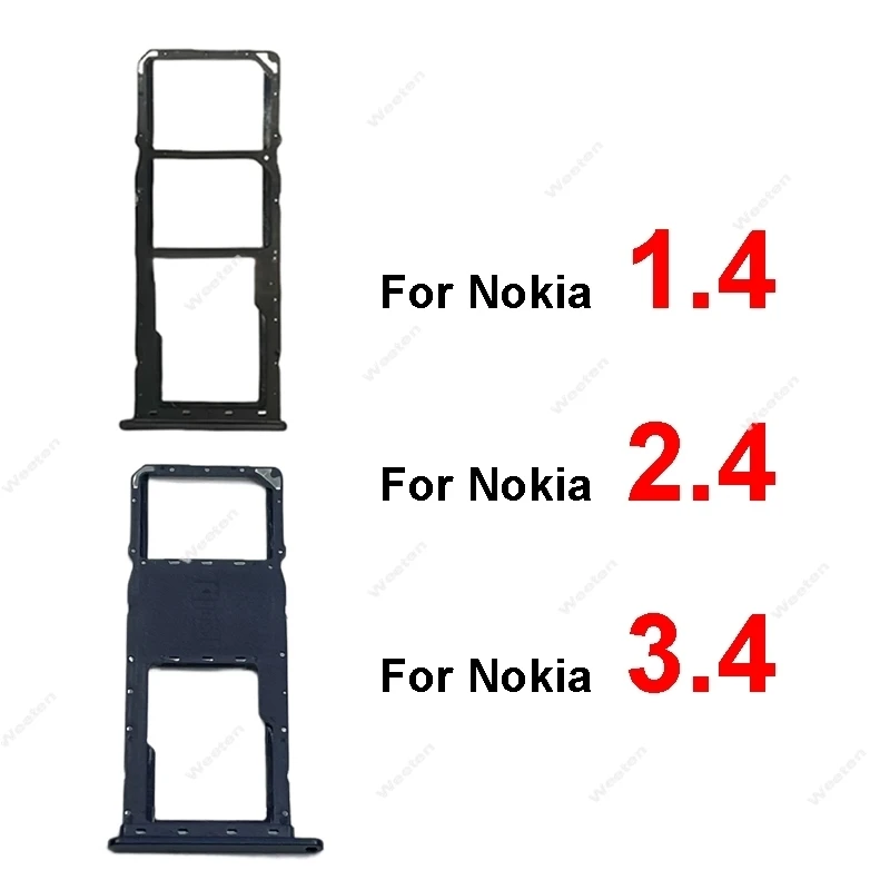 Слот для лотка для SIM-карты для Nokia 1,4 2,4 3,4, держатель для SIM-карты, разъем для чтения карт, адаптер, запасные части
Слот для лотка для SIM-карты для Nokia 1,4 2,4 3,4, держатель для SIM-карты, разъем для чтения карт, адаптер, запасные части