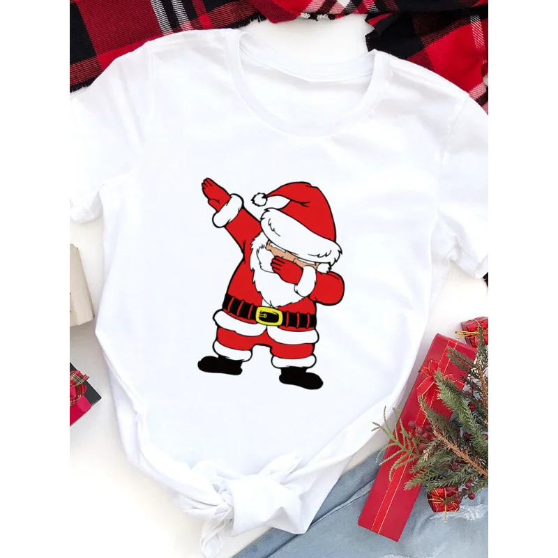 Merry Christmas! New Year! Christmas Round-neck Short-sleeved T-shirt Women Clothes Aesthetic Clothes Graphic T Shirts
Merry Christmas! New Year! Christmas Round-neck Short-sleeved T-shirt Women Clothes Aesthetic Clothes Graphic T Shirts