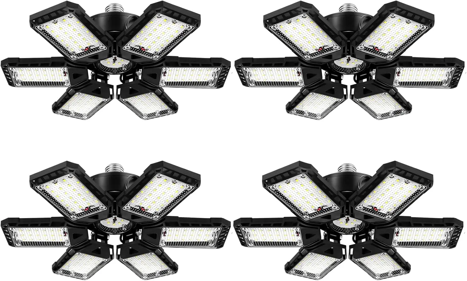 Led Garage Lights Bulb 4 Pack -180W, 18000Lm 6500K Led Shop Light With 6+1 Deformable Panels, Basement Barn Light Garage
Led Garage Lights Bulb 4 Pack -180W, 18000Lm 6500K Led Shop Light With 6+1 Deformable Panels, Basement Barn Light Garage