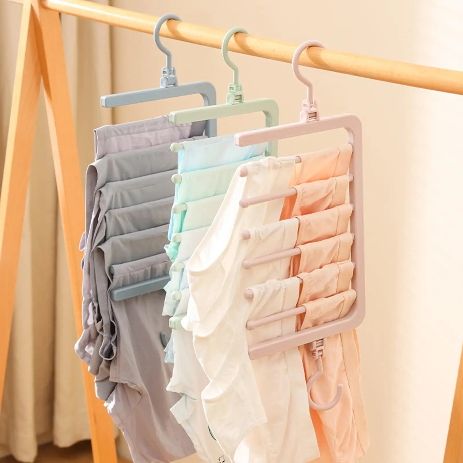 Multiple Layers Non Slip No Slip Folding Hangers for Slack Clothes Dorm Room
Multiple Layers Non Slip No Slip Folding Hangers for Slack Clothes Dorm Room