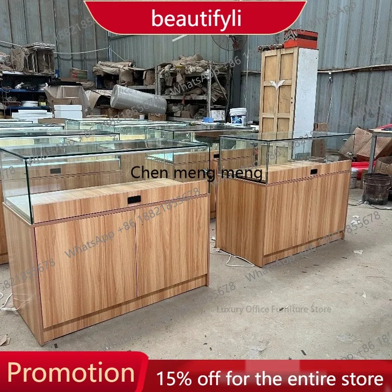 01A Modern Log Color Jewelry Exhibition Cabinet Nordic Creative Glass Display Cabinet Commercial Furniture Church Pulpit
01A Modern Log Color Jewelry Exhibition Cabinet Nordic Creative Glass Display Cabinet Commercial Furniture Church Pulpit