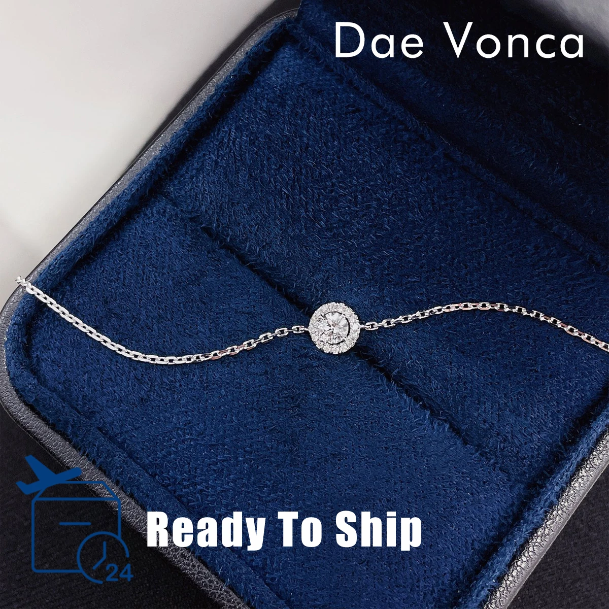 Trend Classic Round Diamond Halo Bracelet 18K White/Rose Gold Versatile Hand Chain Bracelet For Women Party Jewelry Gift
Trend Classic Round Diamond Halo Bracelet 18K White/Rose Gold Versatile Hand Chain Bracelet For Women Party Jewelry Gift