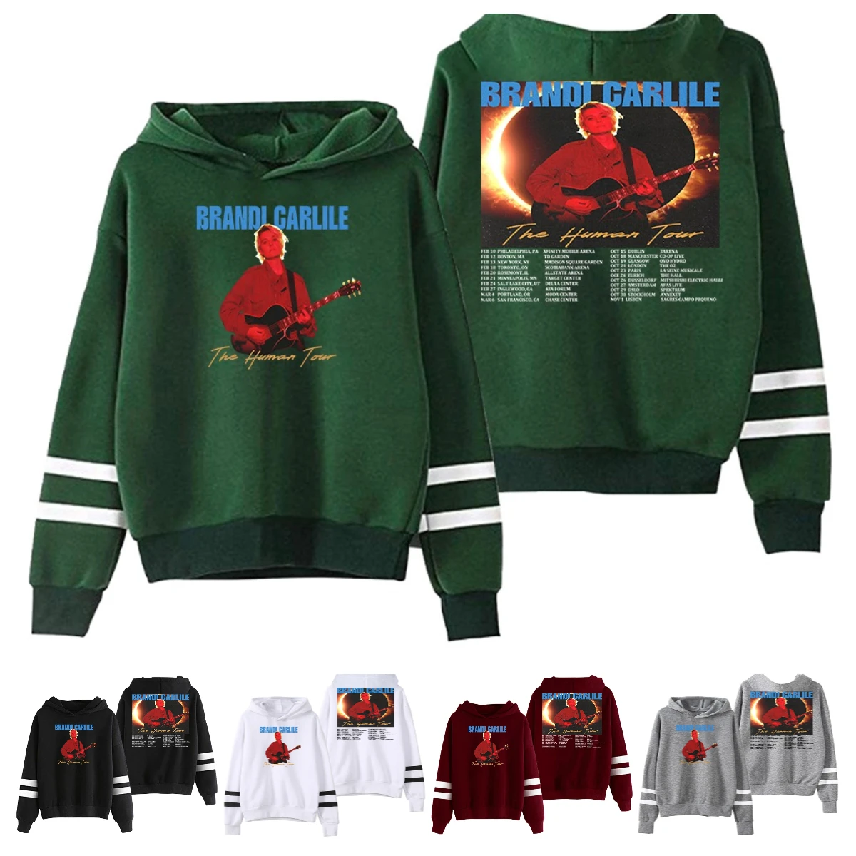 Brandi Carlile The Human Tour 2026 Hoodie Pocketless Parallel Bars Sleeve Streetwear Men Women Hooded Sweatshirts
Brandi Carlile The Human Tour 2026 Hoodie Pocketless Parallel Bars Sleeve Streetwear Men Women Hooded Sweatshirts