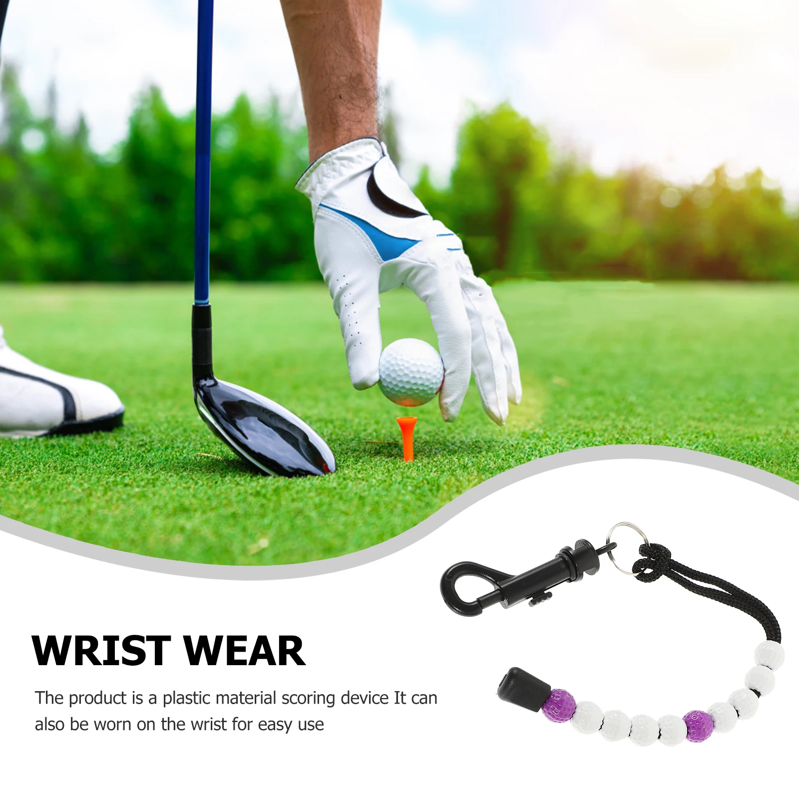2 Pcs Golf Scorer Counter Stroke Clicker Keeper Golfing Bead Compact Wearable Beads Tool
2 Pcs Golf Scorer Counter Stroke Clicker Keeper Golfing Bead Compact Wearable Beads Tool