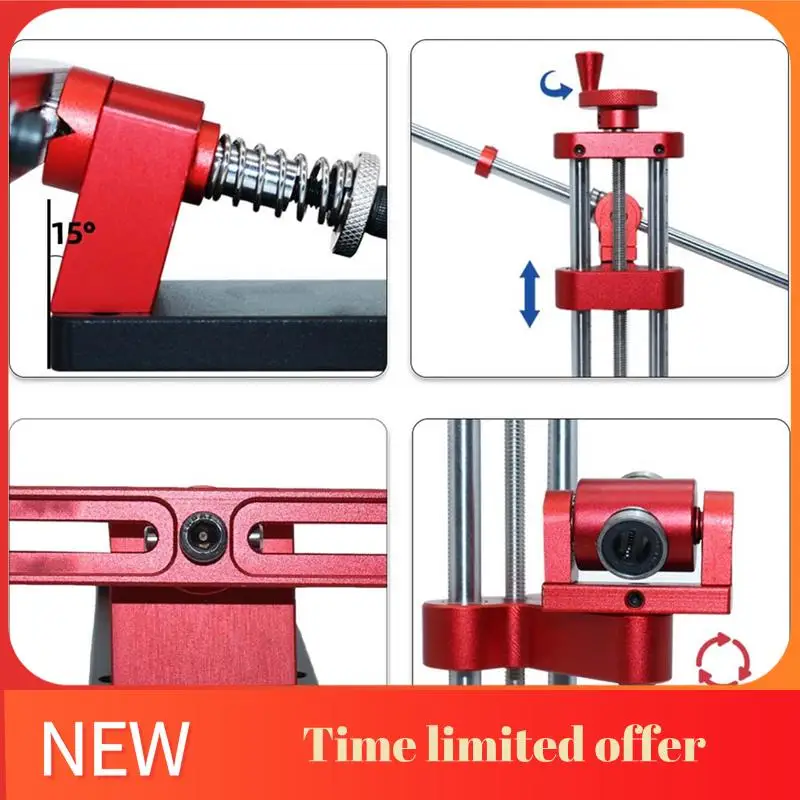 360° Rotation Flip Fixed-Angle Knife Sharpening Kit -Professional Knife Sharpener With Whetstones-B Easy Install Easy To Use
360° Rotation Flip Fixed-Angle Knife Sharpening Kit -Professional Knife Sharpener With Whetstones-B Easy Install Easy To Use