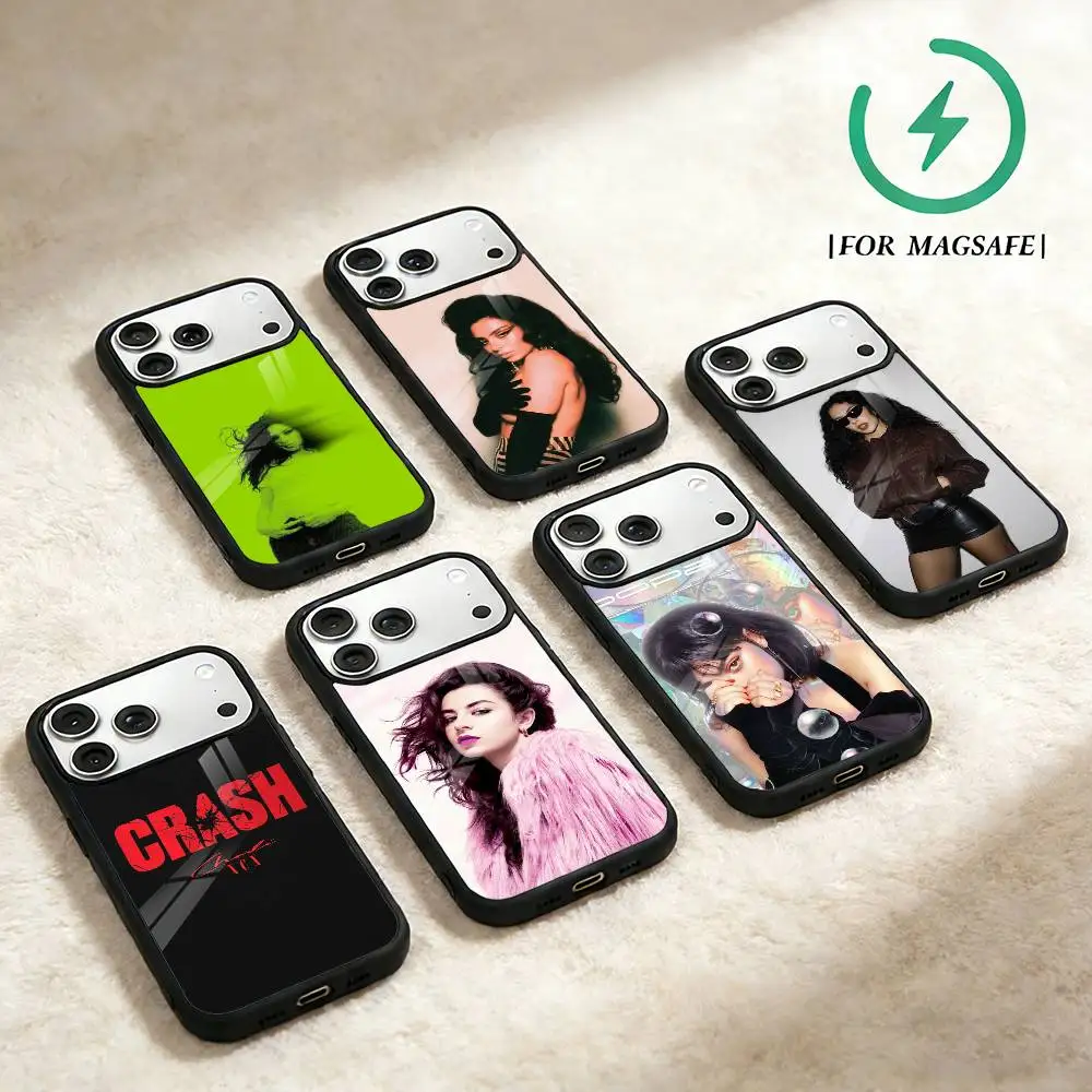 Singer C-Charli xcx Phone Case For iPhone 17 16 15 14 13 12 Pro Max Plus for Magsafe Mirror Wireless Magnetic Cover
Singer C-Charli xcx Phone Case For iPhone 17 16 15 14 13 12 Pro Max Plus for Magsafe Mirror Wireless Magnetic Cover